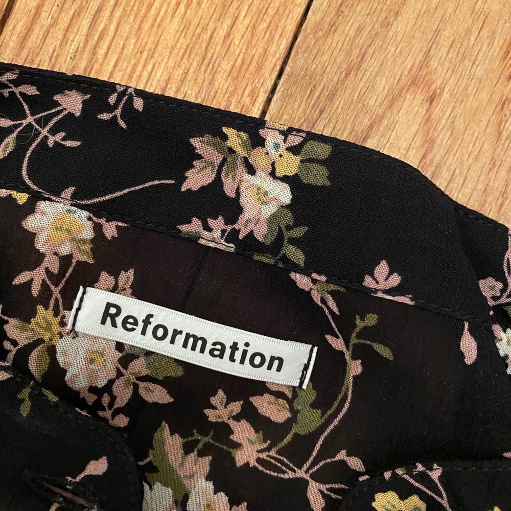 Reformation - Floral Button Down - Small - image 6